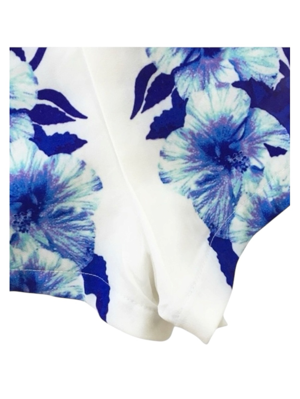 new LF into ❦ Chic Hibiscus Print Shorts ❦ Bright Amethyst Colorful Floral ❦ 6 - Picture 12 of 16
